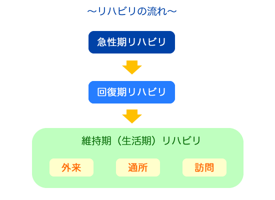 リハビリの流れ